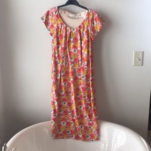 Boden silk spring dress.